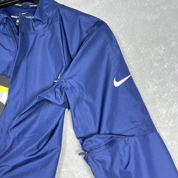 Nike Convertible Golf Jacket Men’s Small Blue Tokyo 2020 Hypershield Long Sleeve - Picture 8 of 15